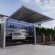 Contemporary Modern Design Stainless Steel Outdoor Kitchen With Shelter