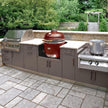 For Poolside Custom Stainless Steel Outdoor Kitchen Grill Antibacterial With Bbq Grill