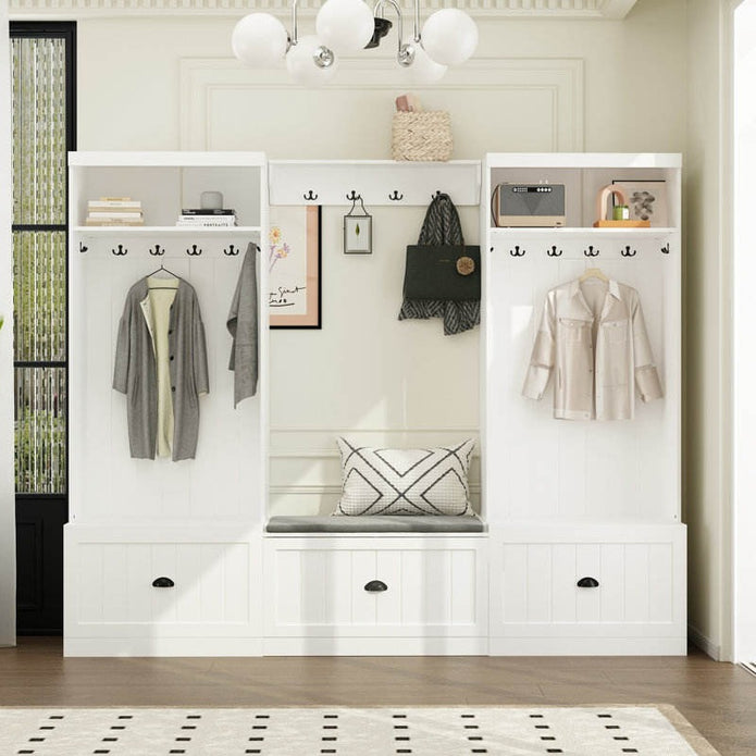 304 Stainless Steel Entryway Cabinet With Key Storage For Front Door Area