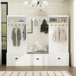 304 Stainless Steel Entryway Cabinet With Key Storage For Front Door Area