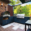 For Villa Custom Stainless Steel Outdoor Kitchen Grill Island Anti Deformation