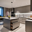 Wholesale Island Stainless Steel Kitchen Cabinet with Drawers - Mildew Proof, Premium