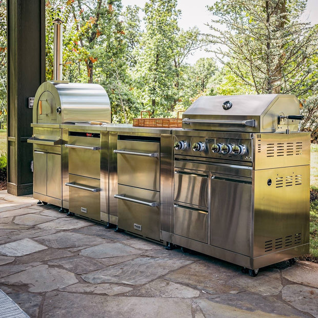 Private Modular 304 Stainless Steel Outdoor Kitchen Sink Environmental Protection With Cupboard