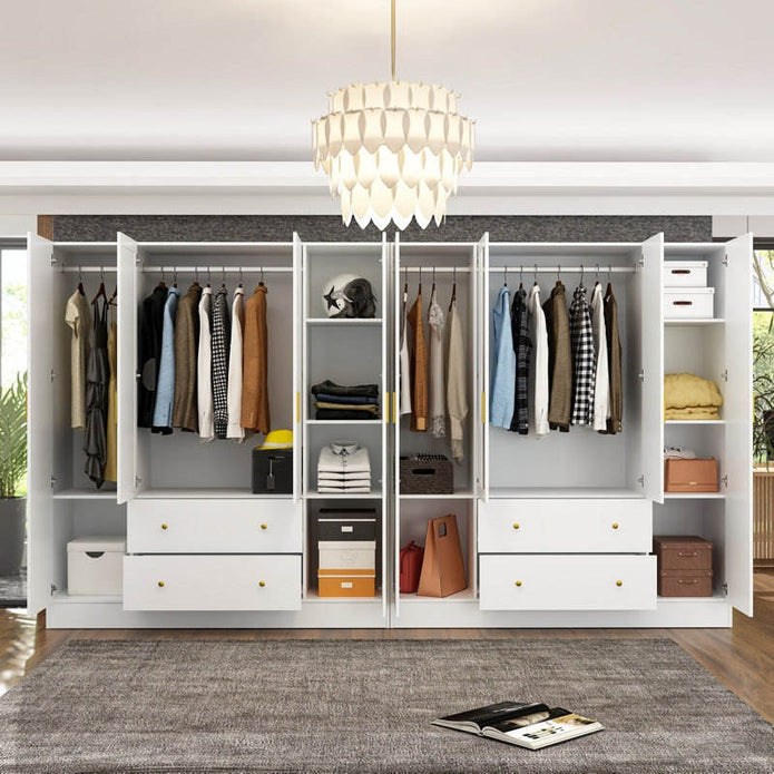 For Home Built-in Stainless Steel Wardrobe With Custom Size And Storage Zones