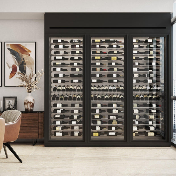 Corrosion Resistance 304 Stainless Steel Wine Cellar Wine Cabinet For Home Bar With Digital Thermometer