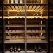 Temperature Memory 304 Stainless Steel Freestanding Wine Storage Cabinet For Villa