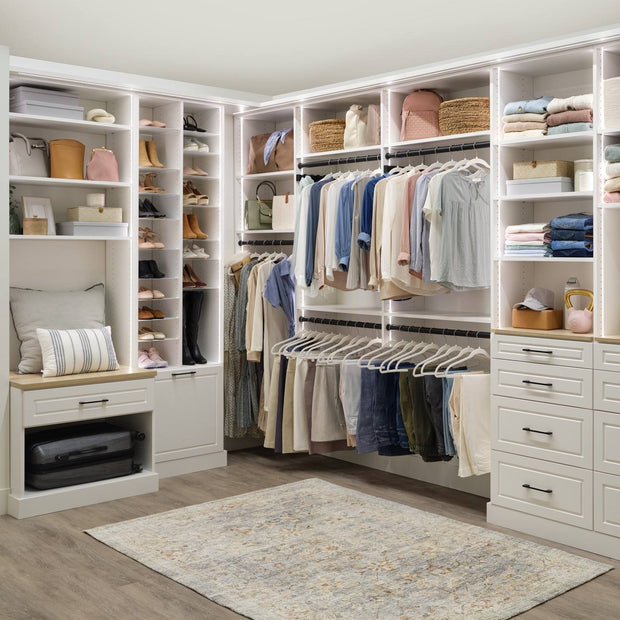 Dust-proof Seals Walk-in Stainless Steel Wardrobe For Apartment Bedroom