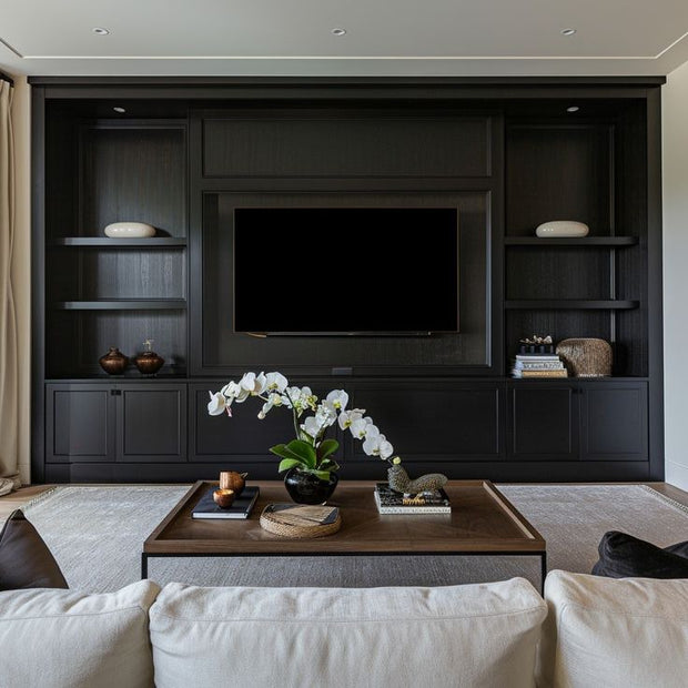 Living Room Anti-scratch SS304 Stainless Steel TV Cabinet Built-In