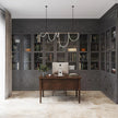 Custom Height Built-in 304 Stainless Steel Bookshelf For Sloped Ceiling Study