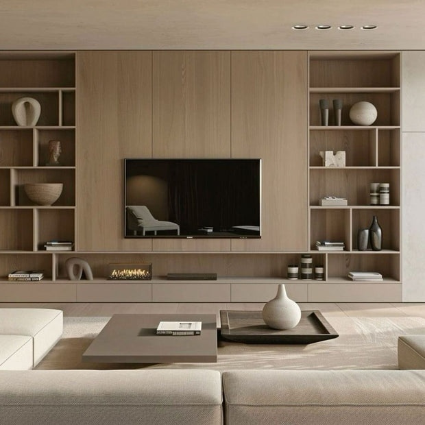 Media Shelves SS304 Stainless Steel TV Cabinet Floor Standing For Living Room