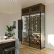 Red Wine Temperature Control 304 Stainless Steel Freestanding Wine Cabinet For Apartment