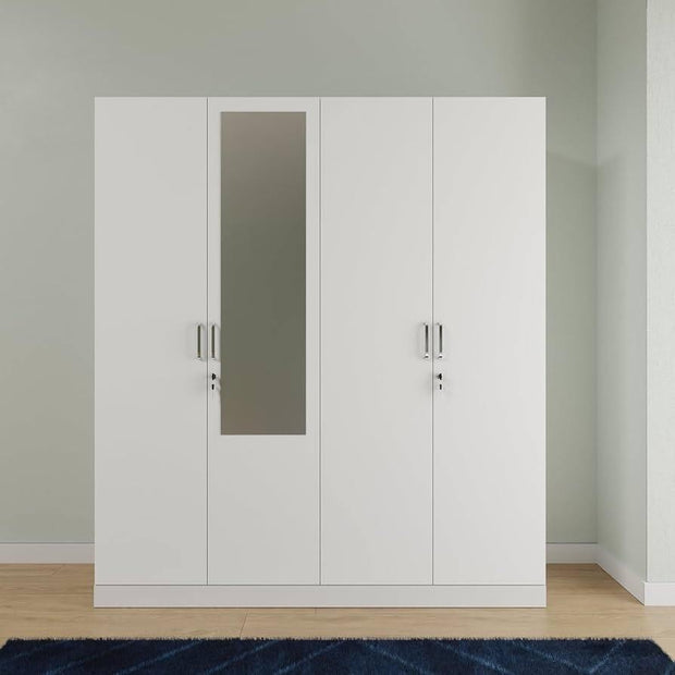 Space-saving Freestanding Stainless Steel Wardrobe For Small Apartment Bedroom