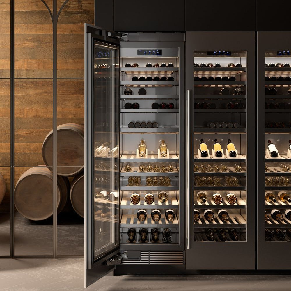 For Villa 304 Stainless Steel Freestanding Wine Cabinet With Temperature Calibration Function