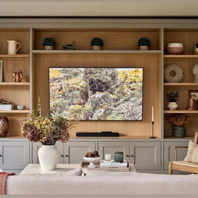 Family Room Easy-clean Surface Stainless Steel TV Cabinet Floor Standing