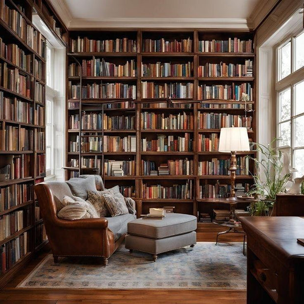 Built-in Stainless Steel Bookshelf With Magazine Pocket For Living Room