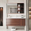 European Style Floor Mounted SS304 Stainless Steel Bathroom Vanity Cabinet Corrosion Preventive