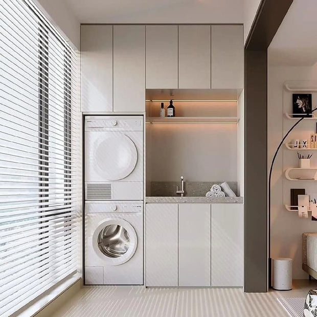 Anti Fade Finish 304 Stainless Steel Balcony Cabinet For Small Balcony