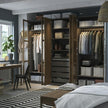 Shoe Storage Integration Built-in Stainless Steel Wardrobe For Bedroom
