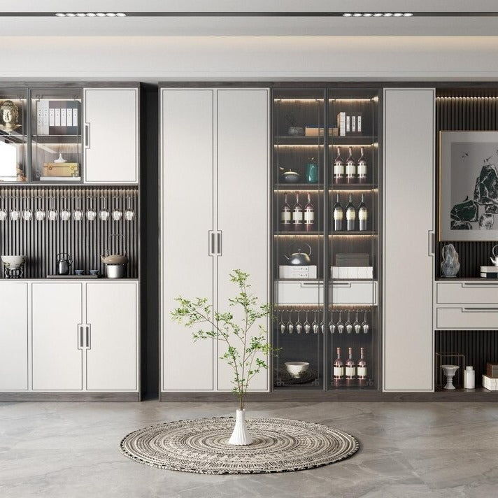 For Villa SS304 Stainless Steel Built-in Wine Storage Cabinet With Temperature Memory