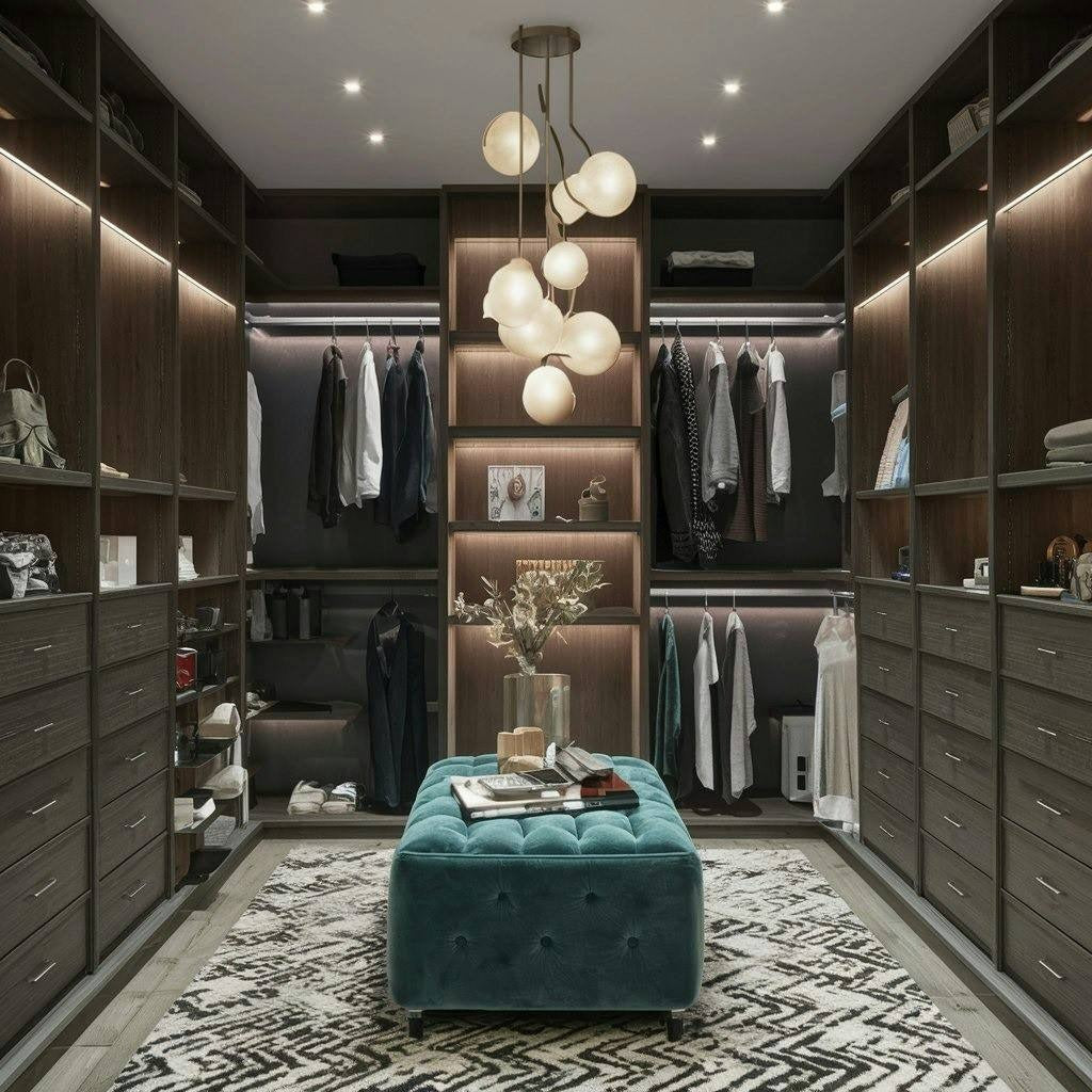 Moisture Proof Back Panel Walk-in Stainless Steel Wardrobe For Home