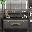 Hot Selling Floor Mounted 304 Stainless Steel Bathroom Cabinet Anti Deformation Luxury Modern