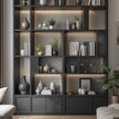 Corrosion-resistant Freestanding SS304 Stainless Steel Bookshelf With Bookends For Study Room