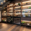 For Dining Room SS304 Stainless Steel Built-in Wine Rack With Frost-free Technology And Drawer