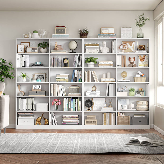 Freestanding 304 Stainless Steel Bookshelf With Moisture-proof Back Panel For Basement
