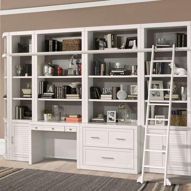 For Open Living Space Freestanding SS304 Stainless Steel Bookshelf With Transparent Book Guard