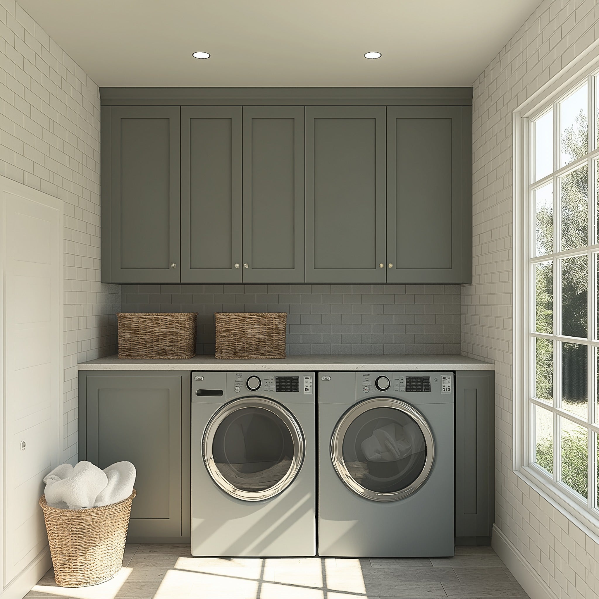 Anti Rust Stainless Steel Balcony Cabinet With Double Doors