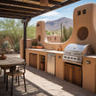 Cool To The Touch Modular SS304 Stainless Steel Outdoor Kitchen Cabinets With Sink
