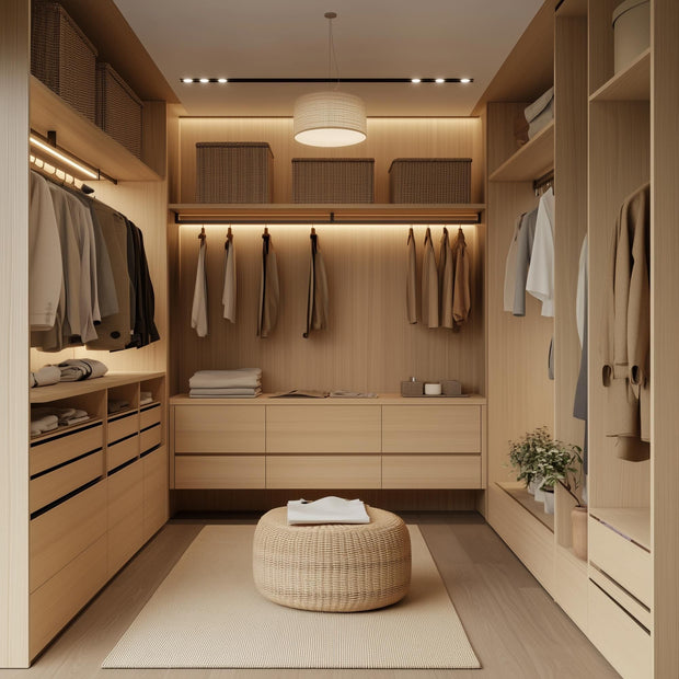 Adjustable Rails And Shelves Walk-in Stainless Steel Wardrobe For Home Dressing Room