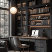 Built-in 304 Stainless Steel Bookshelf With Stationery Drawer For Home Study