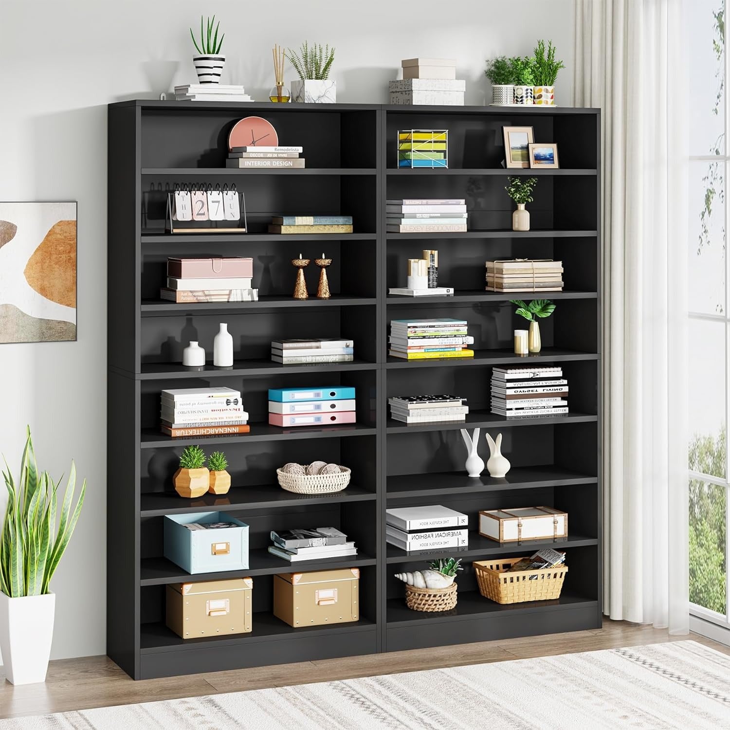 Anti-rust Freestanding Stainless Steel Bookshelf With Document Folder Holder For Home Office