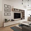 Soundbar Space SS304 Stainless Steel TV Cabinet Wall Mounted For Living Room