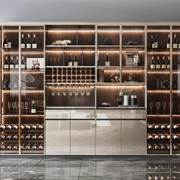 Constant Humidity Control 304 Stainless Steel Built-in Wine Cabinet For Kitchen