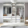 Built-in Ironing Board Combination Stainless Steel Wardrobe For Master Room