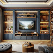Corrosion Resistant SS304 Stainless Steel TV Cabinet Floor Standing For Living Room