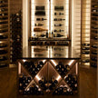 Carbon Filter Deodorization SS304 Stainless Steel Built-in Wine Rack For Guest Room