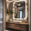 Wall Hung 304 Stainless Steel Bathroom Vanity Set Antibacterial Easy To Clean And Hygienic