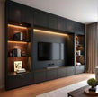 Wide Top SS304 Stainless Steel TV Cabinet Built-In For Living Room