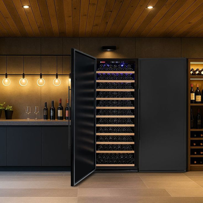 Custom Shelf Spacing Stainless Steel Freestanding Wine Storage Cabinet For Kitchen With 304 Material