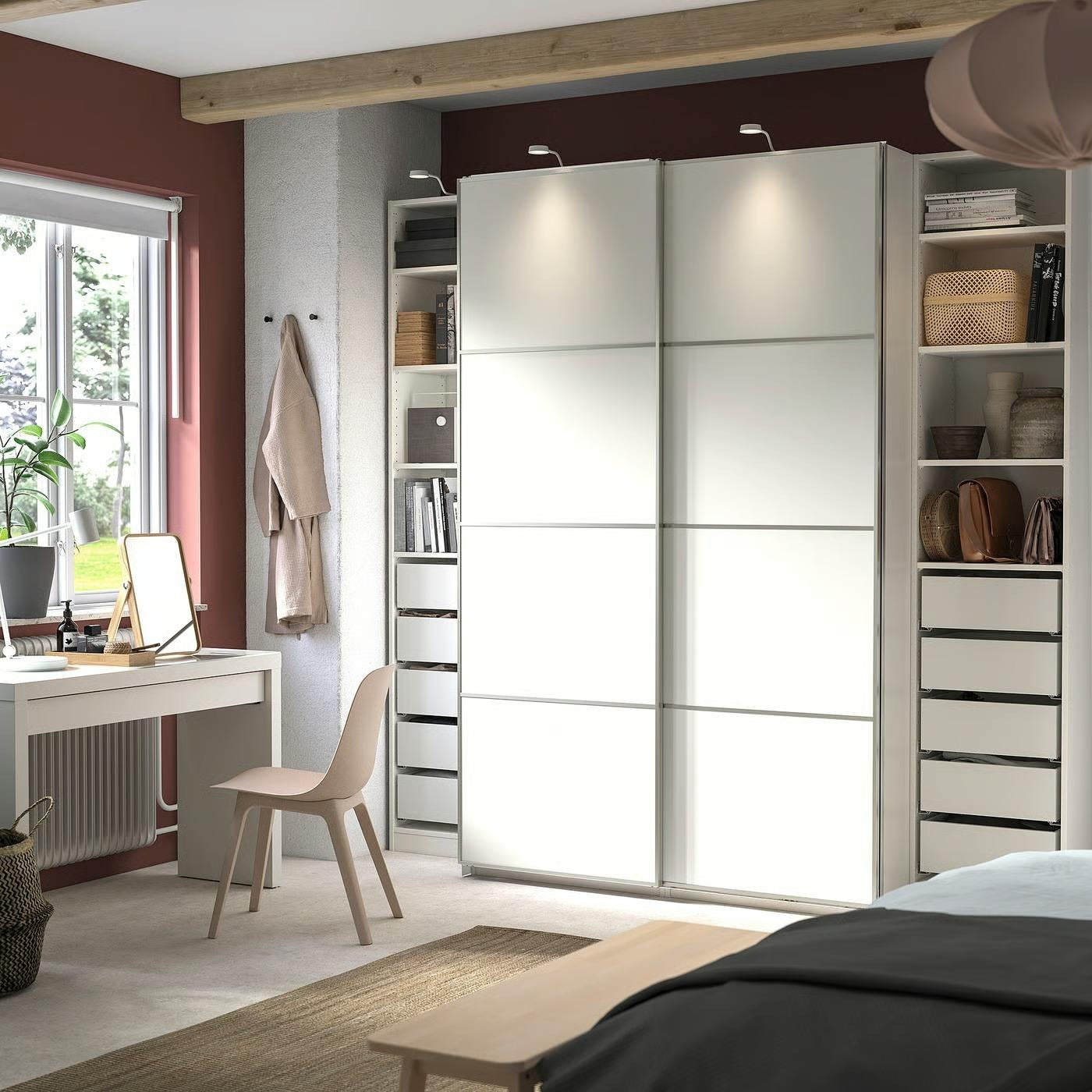 Multi-zone Storage Combination Stainless Steel Wardrobe For Kids Room