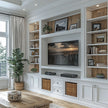 High Load-bearing SS304 Stainless Steel TV Cabinet Built-In For Living Room