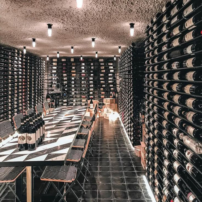 For Home Bar Stainless Steel Wine Cellar Wine Storage Cabinet With Magnetic Anti-dust Door Seal