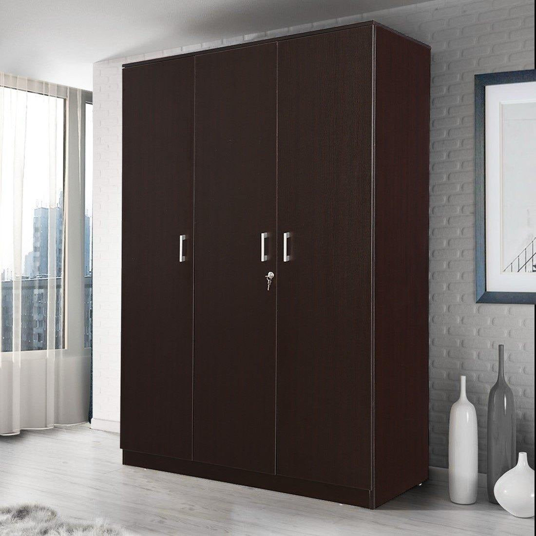 Multi-layer Shelves Freestanding Stainless Steel Wardrobe Cabinet For Guest Room