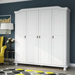 Height-adjustable Shelves Combination Stainless Steel Wardrobe For Bedroom