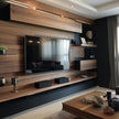 304 Stainless Steel TV Cabinet Built-In With Moisture-proof Back For Living Room