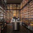 Child Safety Lock Stainless Steel Wine Cellar Wine Storage Cabinet For Apartment