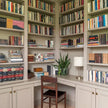 For Modern Home Office Built-in SS304 Stainless Steel Bookshelf With Minimalist Design